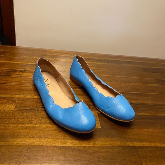 Bright blue French Soles flats, size 11! - Picture 1 of 4